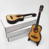 Exclusive Wooden Guitar Model Ornaments for Dollhouse Photography Props