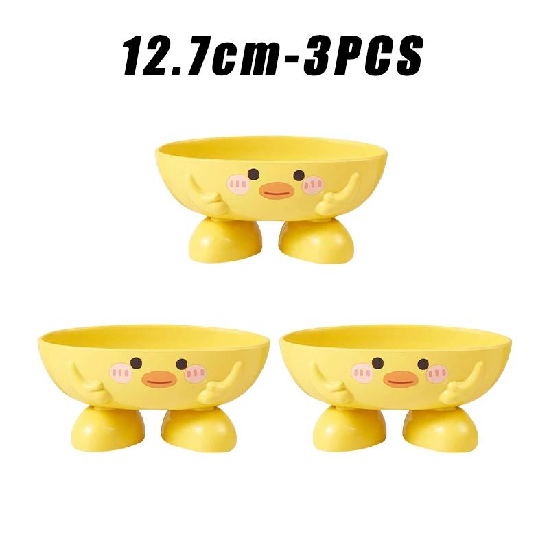 

1-20 шт. Милый желтый утенок Милая сливная мыльница Мультяшный креативный милый держатель для ванной, кухни и раковины