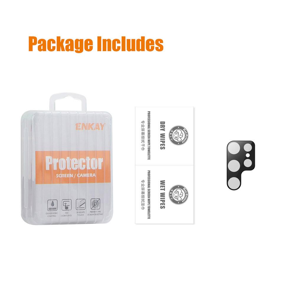 For Samsung Galaxy S25 Ultra ENKAY Hat-Prince Camera Lens Protector Integrated Tempered Glass Lens Film