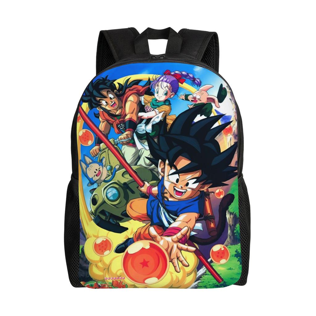 Songoku Dragon Ball Z  Backpack for Men Women Teenage Student Business Daypack  College Shoulder Bag Durable