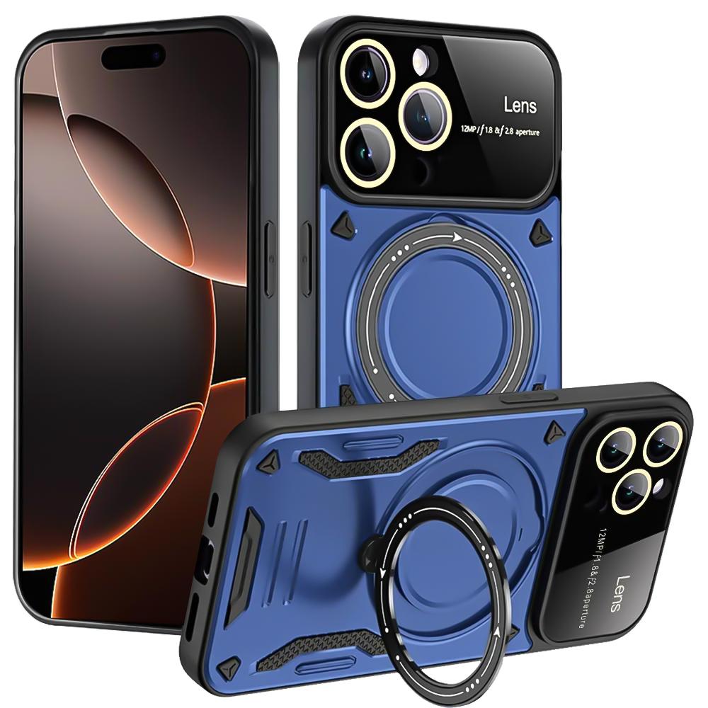 For iPhone 17 Pro Max Air Magnetic Ring Stand Cases For iPhone 16 13 12 11 Pro Max 15 14 Plus For Magsafe Shockproof Phone Cover
