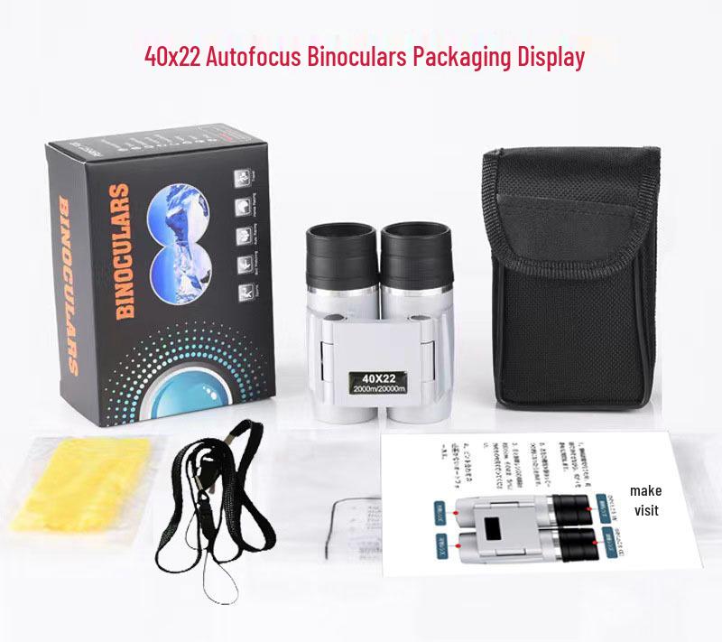 HD Autofocus Telescope Binoculars – High Magnification, Low Light Night Vision, Portable for Outdoor Use