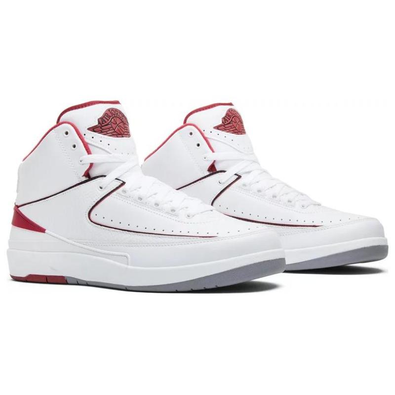 Jordan 2 Retro White Red 2014 Jordan 385475-102