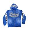 Unisex Trendy Street Style Letter Print Zip-Up Hoodie