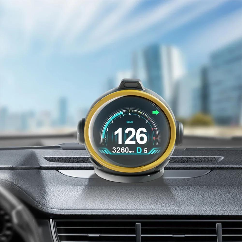Car Trucks Head Up Display HUD OBD2 Water Temperature Auto Parts GPS Speedometer Gesture Induction high quality China Mainland
