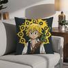 Hot Anime The Seven Deadly Sins Pillow Case 3D Print Polyester Fiber 40*40cm Home Sofa Throw Decoration Festival Gift