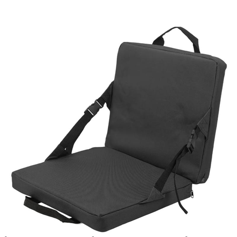 2025 Trend Comfortable Portable Foldable Chair Stadium Seat Cushion With Backrest Camping Beach For Outdoor