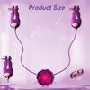 Nipple Toy Nipple Vibrator with 10 Vibration Patterns, Adjustable Nipple Clips Rechargeable Vibrator Adult Toys for Couples or Women