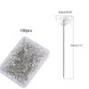 100 Stück Positionierungsnadeln Stecknadeln Kristall für Hochzeits Schmuck DIY Dekoration