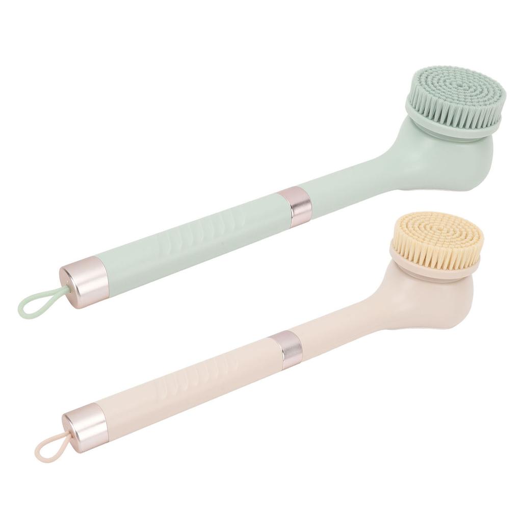 Elektrische Körperbürste Wasserdicht Multifunktional Abnehmbarer Langer Griff Elektrische Dusch-Badebürste