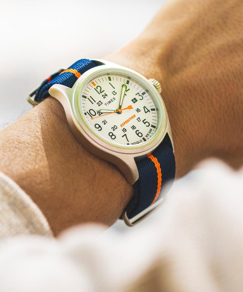Taimaegseu Expedition Sierra Indiglo Fabric Luminous Watch 40Mm