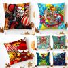 Cool Anime Fashion Art DDADA DDEVILS Cushion Cover Washable Linen Pillowcase Soft  for Sofa Bed Cozy Home Room Decor