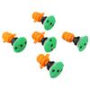 5PC Rotating Nozzle Automatic Sprinkler Set for Vegetable Fields Lawn and Garden Watering Providing Consistent Moisture
