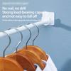 Strong Adhesive Curtain Rod Clip with Punch-free Bracket for Door Curtains. Telescopic Design for Easy Installation.