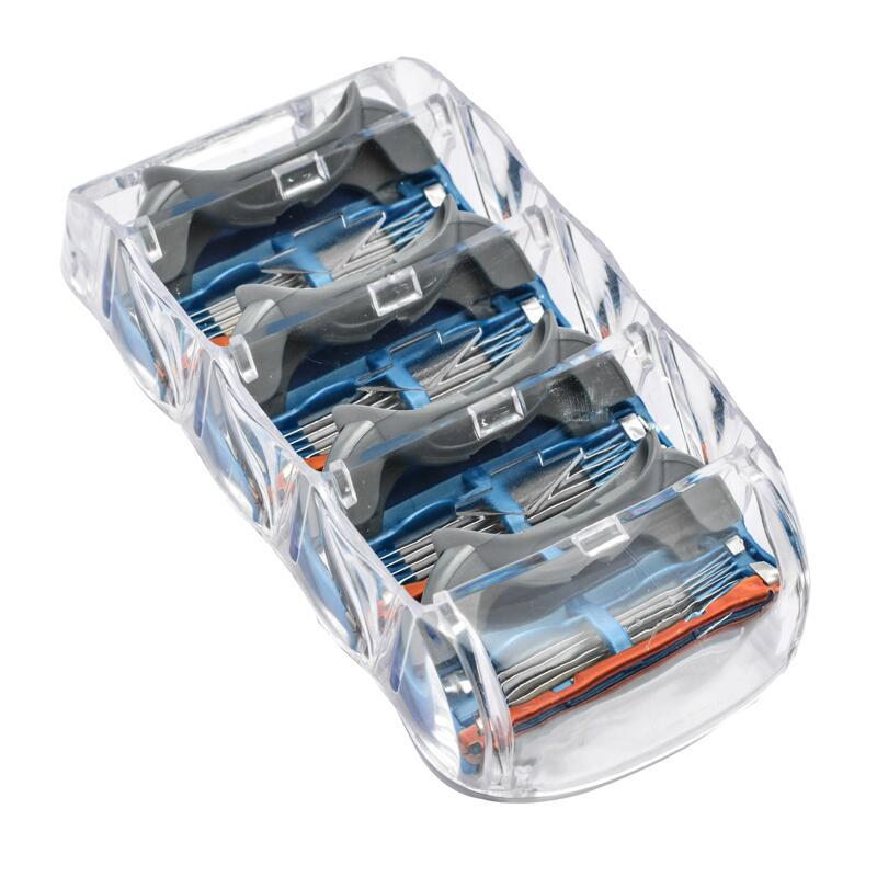 4 шт. оригинальные мужские 5-слойные бритвенные лезвия, сменные лезвия, ручные безопасные лезвия 4pcs