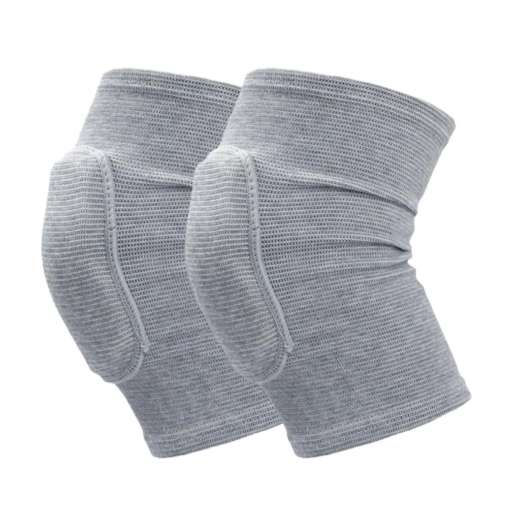 2Pcs Sports Compression Knee Pads Elastic Knee Protector Thickened Sponge Knee Brace Support For Dancing Workout Training