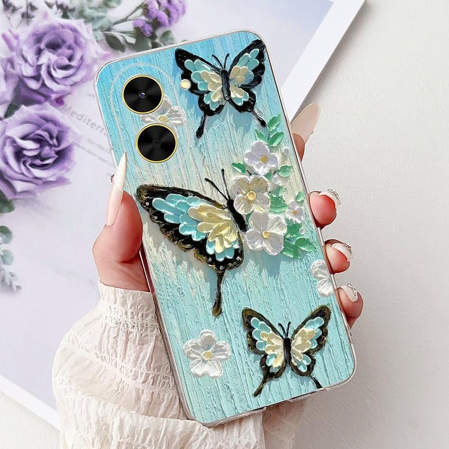 For Xiaomi Poco C71 Case Redmi A5 4G New Luxury Painted Cover Soft Silicone Phone Case For Xiaomi Redmi A5 RedmiA5 PocoC71 Shell