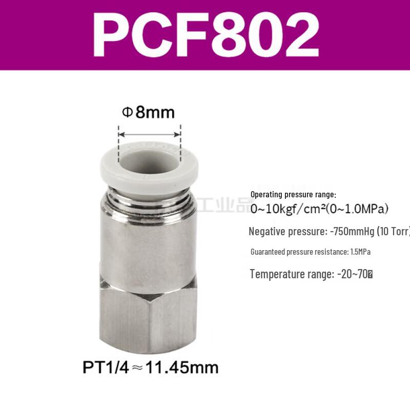 Airtac Female Thread Straight Connector