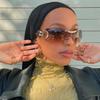 Large Frameless Y2K Sunglasses 2022 - Futuristic Sporty Design
