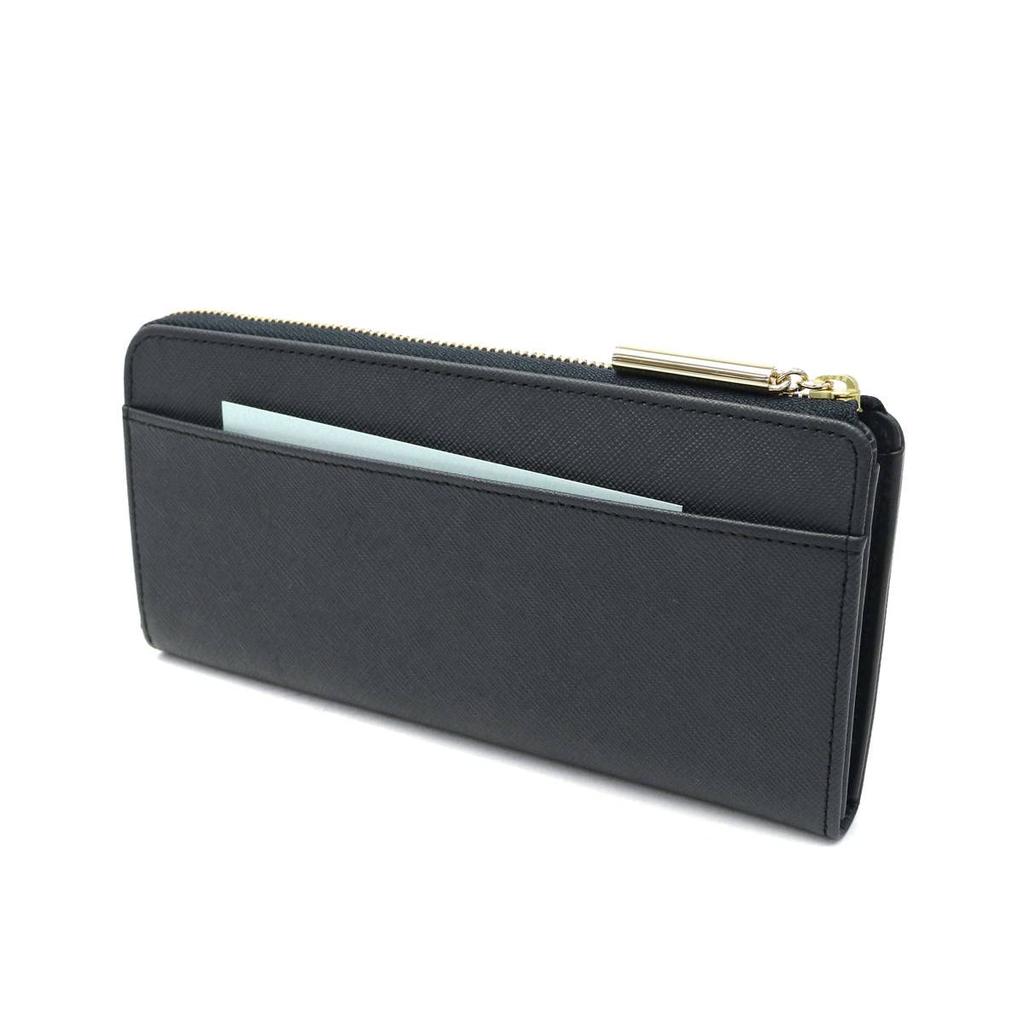 LANVIN En Bleu Luxembourg Large Zipper Long Wallet [New Color] Women's Wallet with Bill Compartment and Card Slots, Large Capacity, 480112, Deep Green