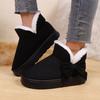 Women's Winter Bow Warm Snow Boots Indoor Slippers