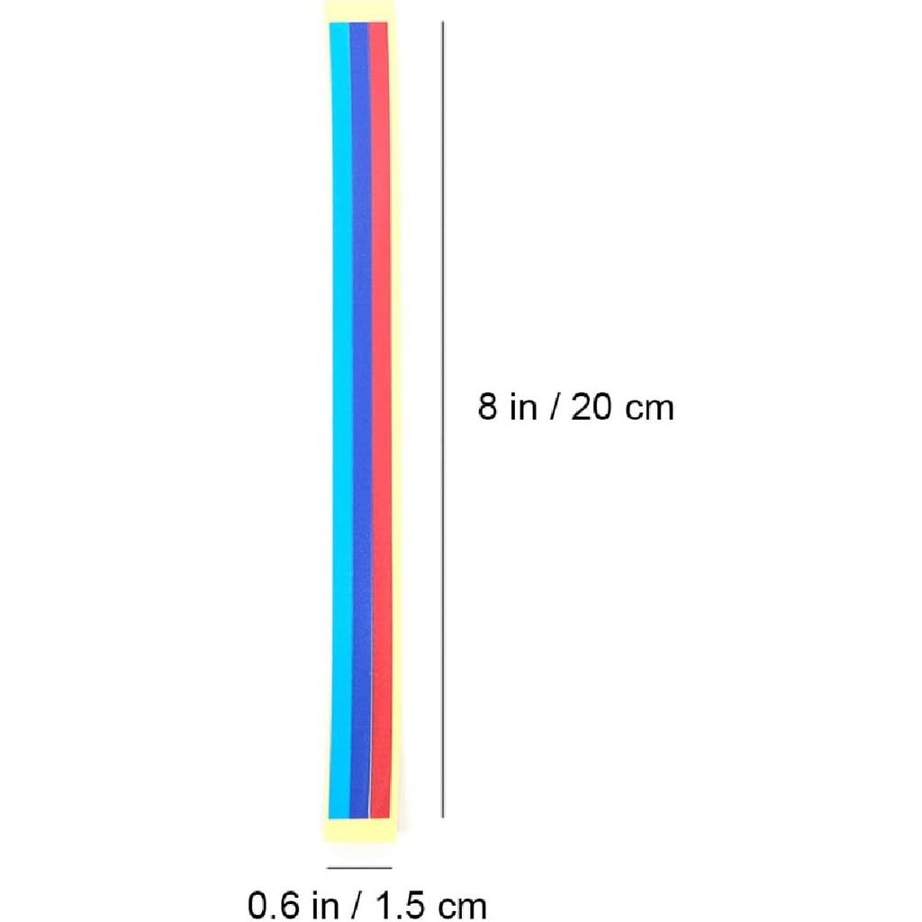 For M Color Sport Grille Grill Vinyl Strip Sticker Decal for BMW /M3 /M5 /E46 /E90 (M Colored)