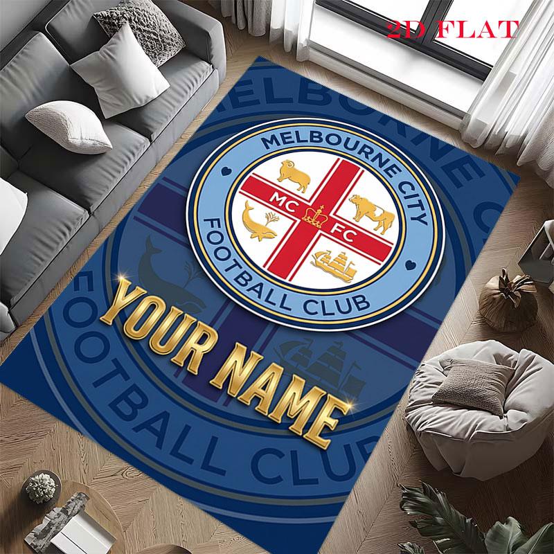 Custom Melbourne Fc Carpet Rug for Living Room Bedroom Home Sofa Decoration,Kids play Nonslip Floor Mat