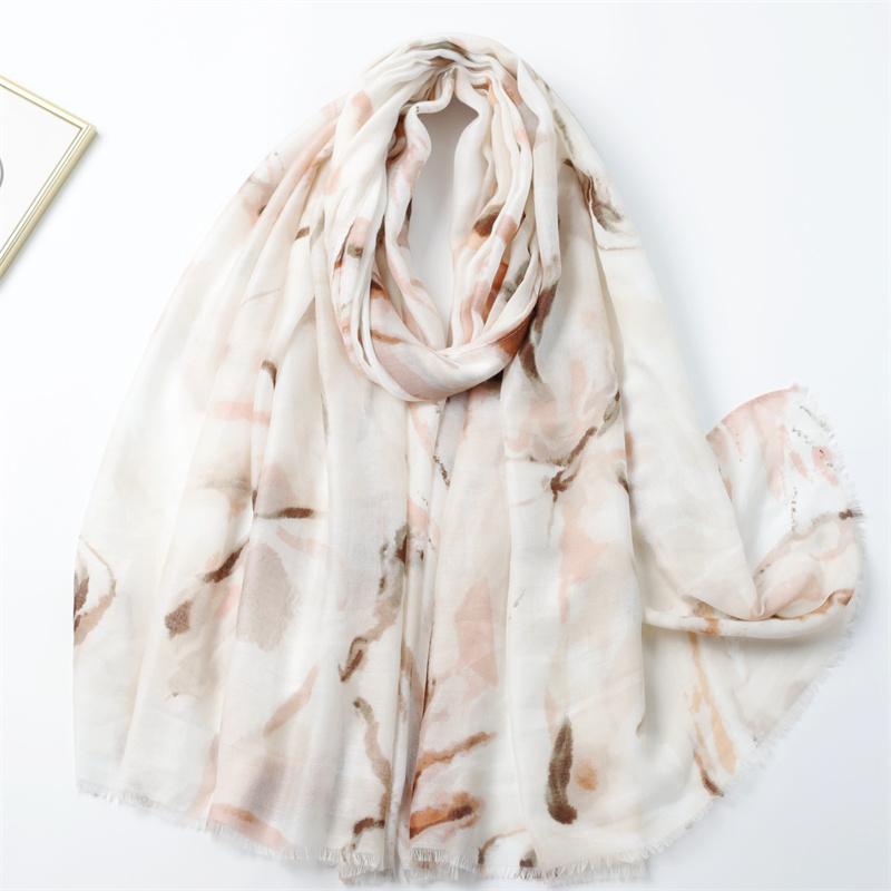 Women Summer Thin Viscose Cotton Scarf Lovely Animal Butterfly Fringe Shawls And Wraps Pashmina Stole Bufanda Muslim Hijab Sjaal