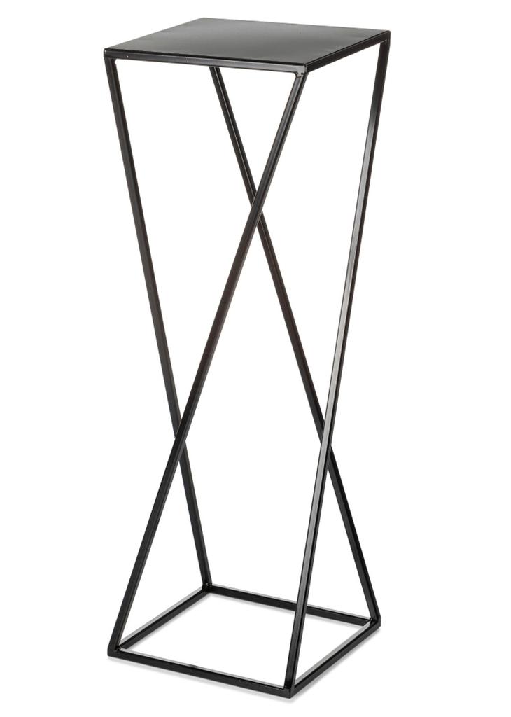 Kwietnik Nowoczesny Czarny Stojący 70 Cm