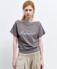 Nigaennikol Raglan Lettering Top_Charcoal