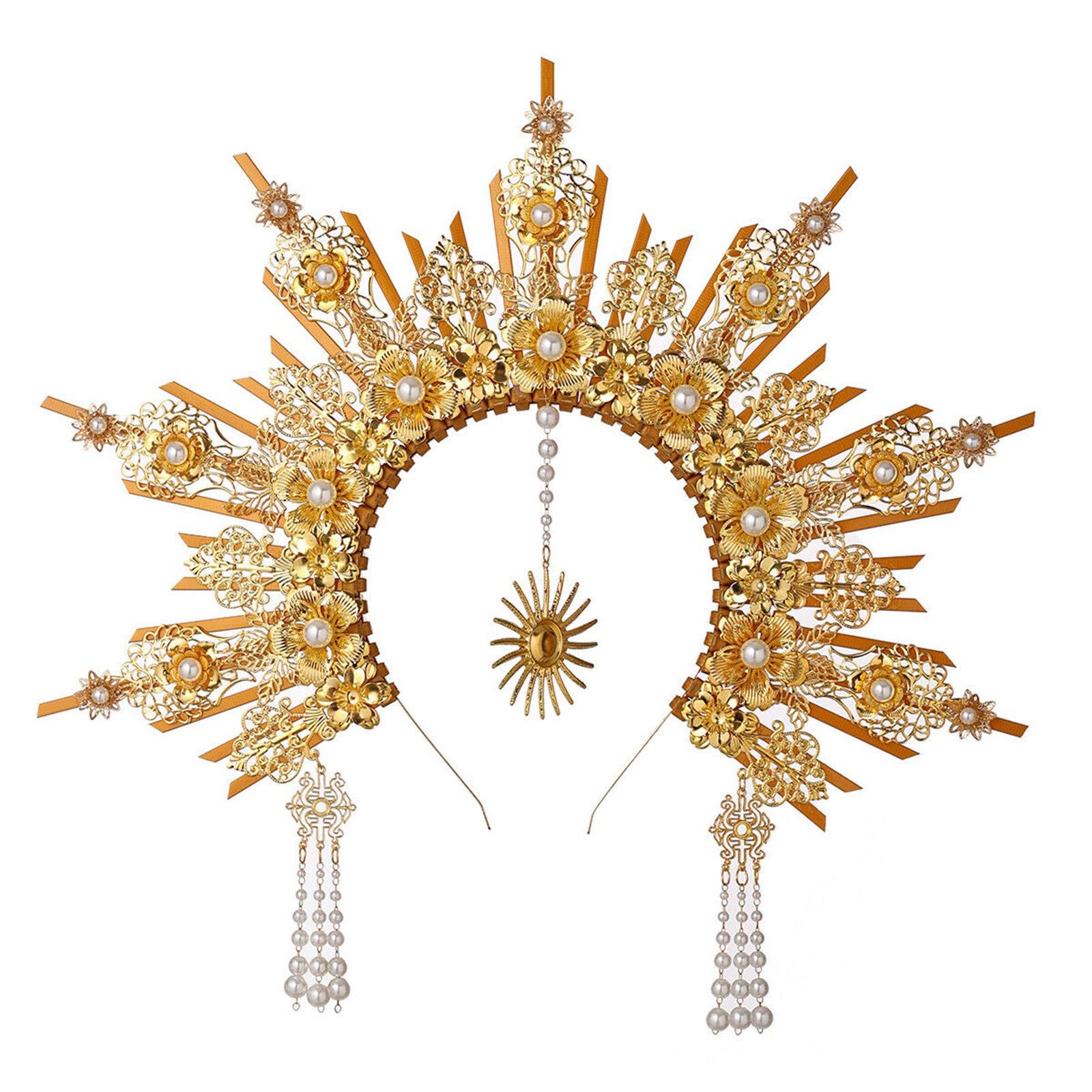 

Богині Надихають Корона Ангельський Обідок Модний Аксесуар для Тематичних Вечірок та Косплей Заходів Повсякденне Носіння