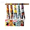 Nime Figur Naruto Bus Cartoon Anhänger Arbeit ID Studenten ID Handy Lanyard Zugangskontrolle Kartenhalter Hartschalen Schlüsselanhänger Geschenke