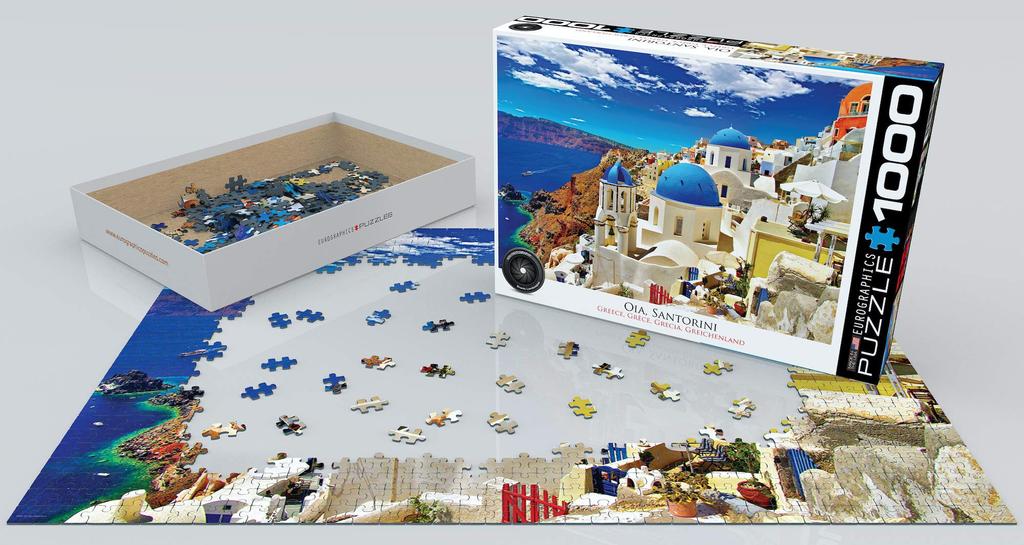 1000-piece Jigsaw Puzzle Oia, Santorini, Greece