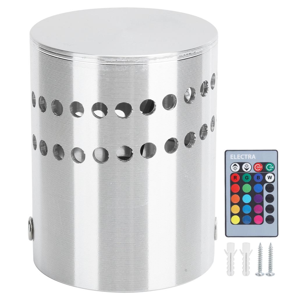 3W RGB Spiral LED Wall Light Ceiling Lamp Remote Control Wall Lamp for Hallway AC 85 265V