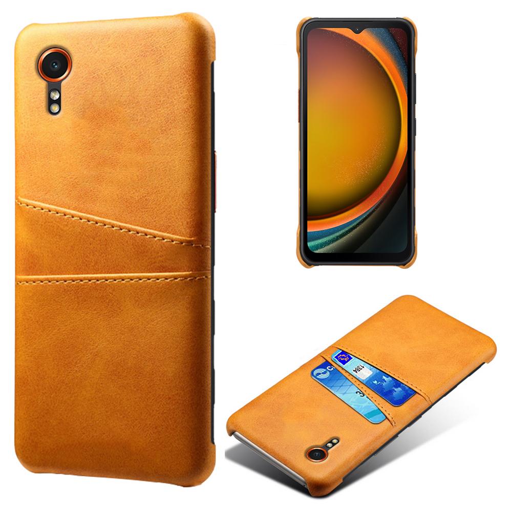 Pro Samsung Galaxy Xcover7 Pouzdro Tvrdé PC Odolné proti poškrábání Kryt na telefon s duálním držákem karet