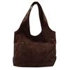 Bag women's new trendy fashion velvet shoulder tote simple large-capacity armpit bag