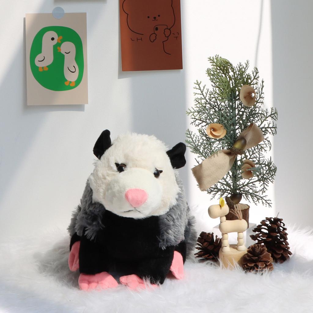 Adorable Opossum Plush Soft Toy Realistic Design Cozy Home Decoration Piece