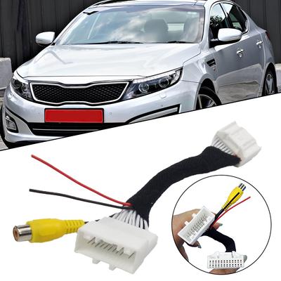 Back Of Radio Installation 24 PIN Adapter Vehicle Camera Installation Good Materials Non-Deformed Design Practical And Reliable