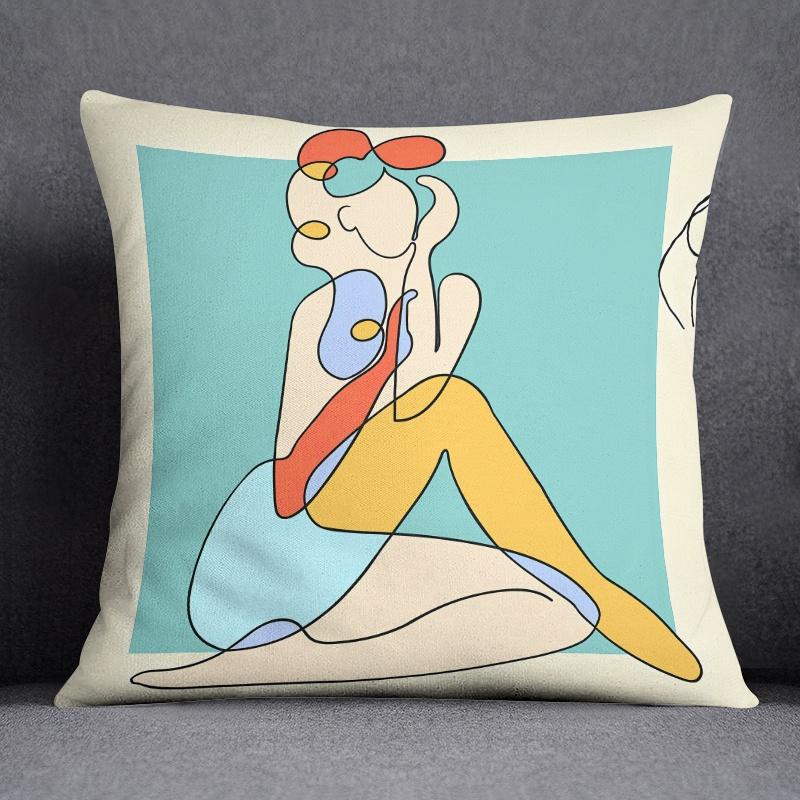 Polyester Pillowcase  Gift Home Office Decor  Bedroom Sofa Car Cushion Cover