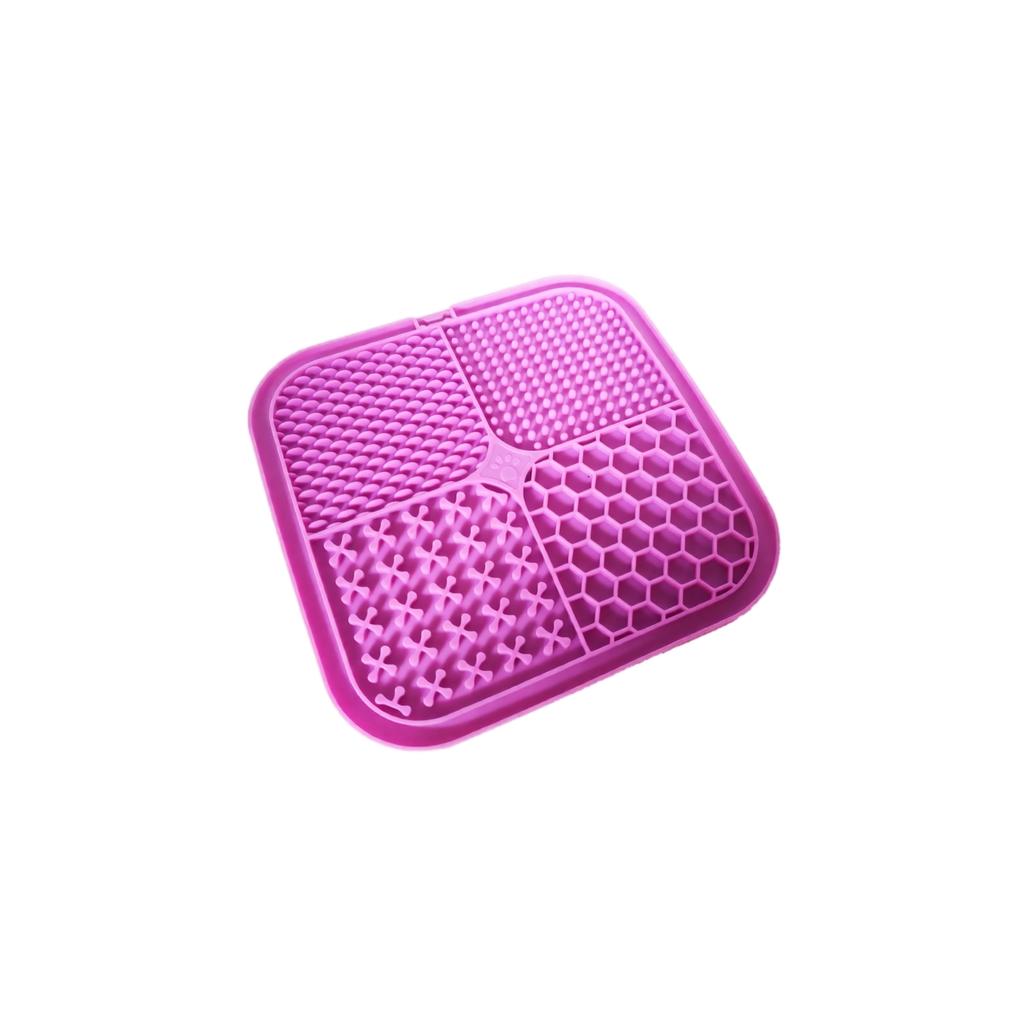 Pet Slow Feeder Mat Dog Feeding Mat Silicone Slow Eating Bowl Mat with Suction Cup Non Slip Slow Food Placemat for Dogs and Cats