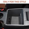Car Center Console Armrest Storage Box for Ford Ranger 2015 - 2021 ABS Auto Holder Tray Case Container Organizer Accessories