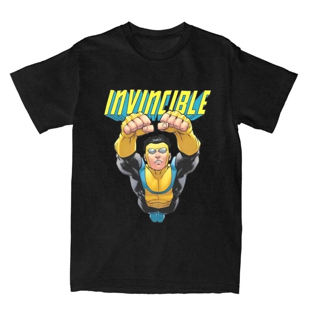 New 2026 Invincible Tee Cartoon Series Cotton Graphic Print Unisex Invincible Highend Luxury Unisex Style Both of Unisex and Unisex
