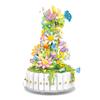Huayan Tea Language Eternal Building Block Bouquet Music Box Music Box Puzzle Assembly Girl Toys Children'S Day Gift