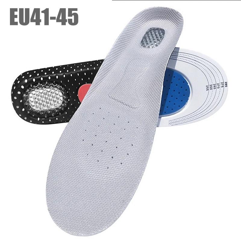 1Pair Sneakers Insole Men Silicone Shock absorbing Non slip Shoe Pads Arch Support Orthopedic Shoes Insoles for Feet