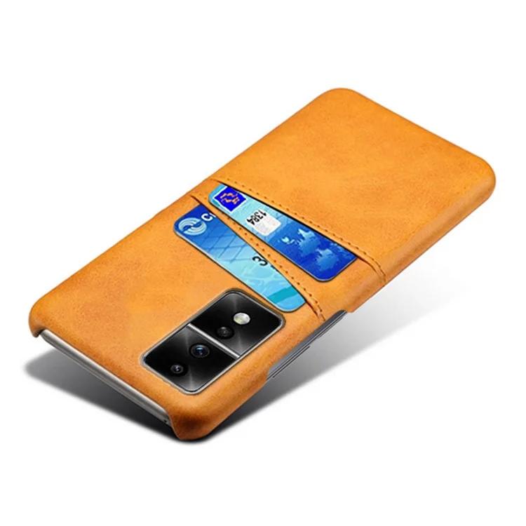 Dual Card Slots Phone Cover for Honor 80 GT 5G PU Leather Coated PC Phone Case
