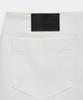 Etosome Front Zipper Belt Detail Mini Skirt (White)