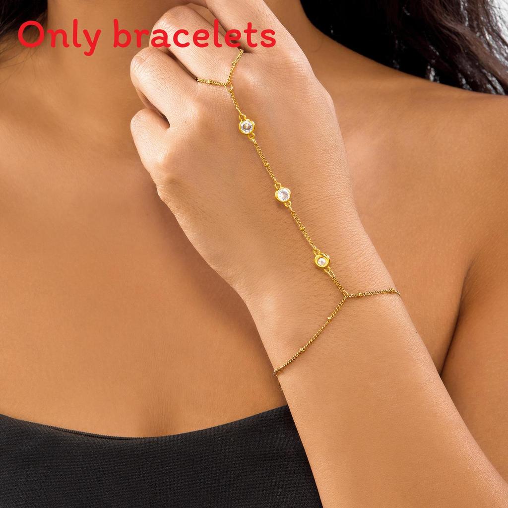 

Модный Регулируемый Браслет С Цирконами В Подарок для Путешествий Style 1