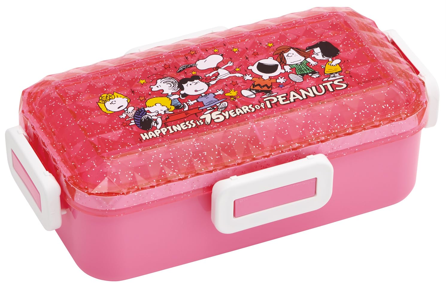 

Skater Bento Fluffy Lunch Diamond Made in Snoopy PEANUTS 75th Anniversary Box, Box, Cut, Japan, Dancing, PFLB6D-A