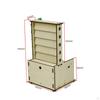 WindowShadeWindow Model Cut Mechanical with Remotes Control Wooden Building Project for
