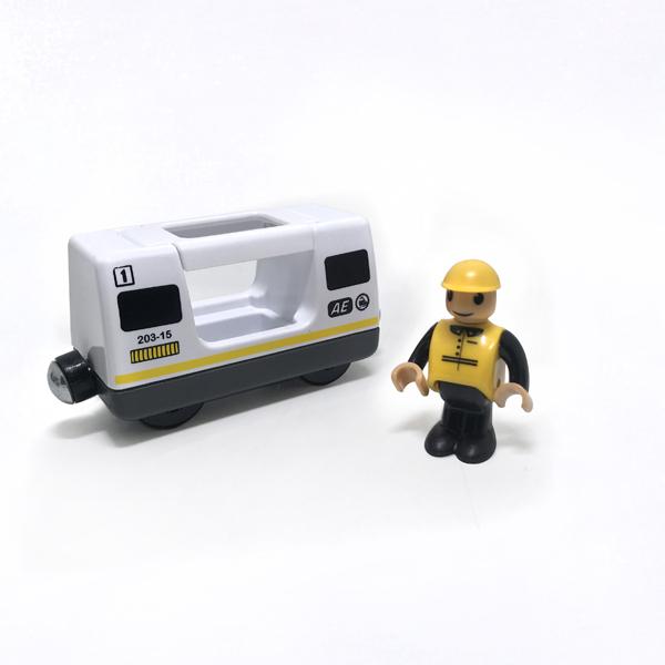 W2 Rlectric Car Harmonious Train Compartment Magnet Link Compatible Wood Track Compatible with All Type 1:64